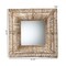 Bali & Pari Collice Modern Bohemian Metal and Natural Brown Seagrass Accent Wall Mirror 240-13462-ZORO - alternate 2